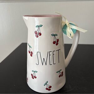 New Rae Dunn Sweet Cherry Pitcher